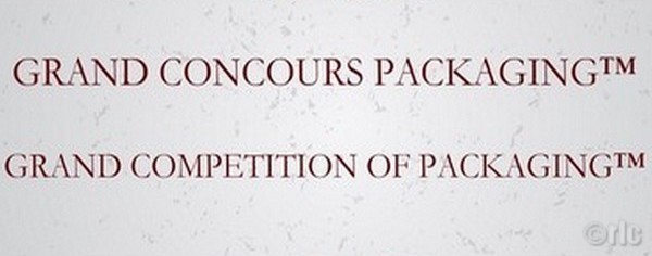 grand concours packaging - MONACO